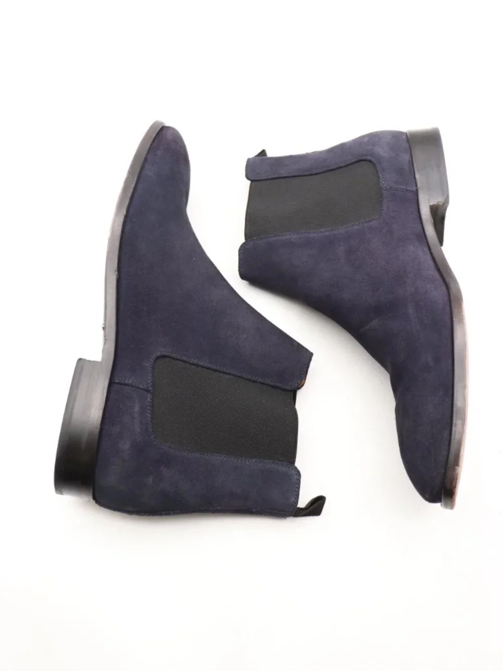 PS Paul Smith Chelsea Boots Men's UK  10 US 11 Navy Suede Slip On Ankle Shoes